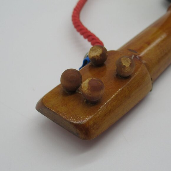 Guitar Shaped Musical Jewelry Box Works Hand Painted Wood Y Viva España - Picture 13 of 16